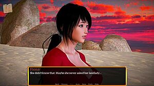 Experience a game walkthrough of a visual novel with erotic content