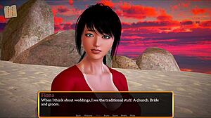 Experience a game walkthrough of a visual novel with erotic content