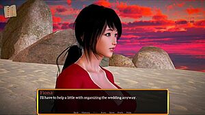 Experience a game walkthrough of a visual novel with erotic content