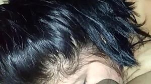 Vintage Blue film featuring a skilled blow job