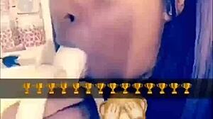 Banana blowjob compilation that's surprisingly hot