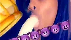 Banana blowjob compilation that's surprisingly hot
