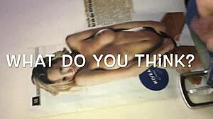 Intense Wanking Session With The Nude Nivea Girl Model