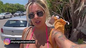 i spend a day at the beach with joyce gumiero