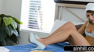 hot gardener fucks unsatisfied wife making pussy squirt in nature