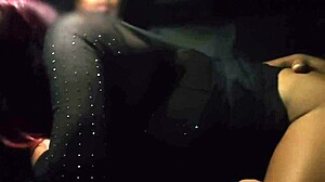 Amateur couple enjoys unprotected anal sex in a cab