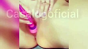 gabi carlos makes a big squirt during lesbian sex.