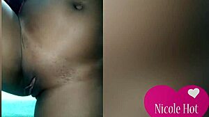 Nicole Hot Brazilian Brunette Touches Herself, Big Ass And Tits On Display.