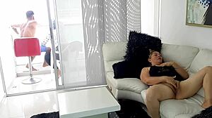 I Caught My Horny Stepmom Masturbating And Licked Her Shaved Pussy