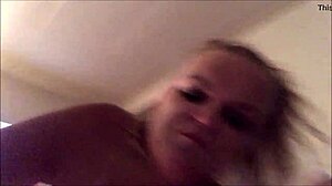 jenna jaymes performs a deepthroat scene with a big thick cock