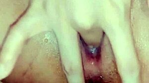 My sister feels intense pleasure as she squirts from fingering and fucking in the car