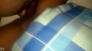 banging this amateur african slut's pussy in homemade group scene.