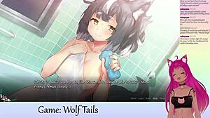 Lewdneko, the Vtuber, continues her steamy adventure with Wolf Tails