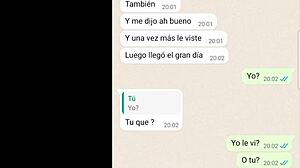 My girlfriend shares her experiences with me after I leave her, third installment