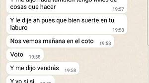 My girlfriend shares her experiences with me after I leave her, third installment