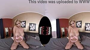 Virtual taboo scene where she pleases me with her shaved pussy.