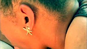 Interracial Couple Pulls Over for Ass Fun!