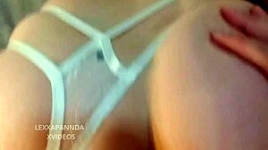 Girl In White Thong Convinces Me To Fuck Without Condom