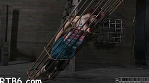 I hung up the playgirl and punished her in the garage