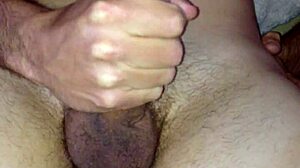 Teen masturbates and cums after big cock fucking