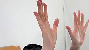 wet female hands in asian japanese fetish