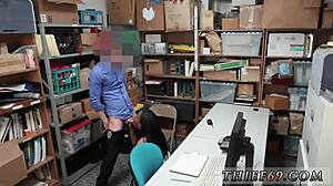 i am the dominant brunette cop in a threesome, aiding and abetting with black interracial group