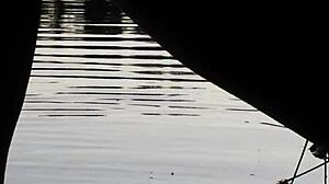 Pissing In A Lake Outdoors On June 30, 2018