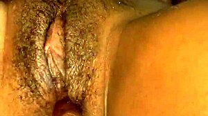 look at this hairy pussy, it's so inviting