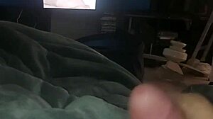 Detailed View Of A Solo Cock Masturbation Session