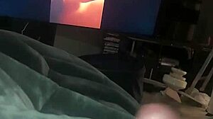 Detailed View Of A Solo Cock Masturbation Session