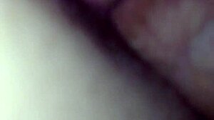 Creampie scene with lb and nn in homemade setting