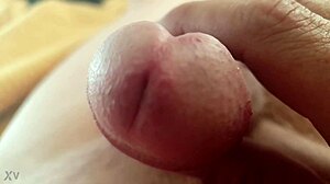 Detailed Cock Play With Cum And Masturbation