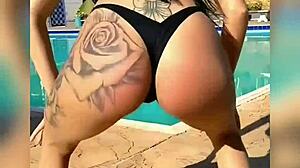 Compilation of girls dancing in underwear on instagram