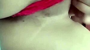 Teen girl shows her tits and pussy live on Facebook.