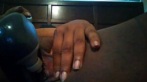 close-up view of masturbation ending in cumshot