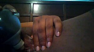 close-up view of masturbation ending in cumshot