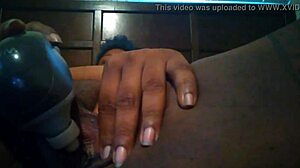 close-up view of masturbation ending in cumshot