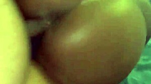 Ebony Bent Over In Doggy Style