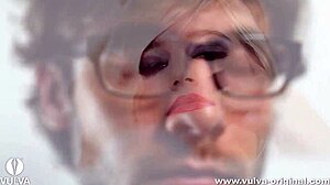 He licks her bitter sweet pussy juice in this intimate scene