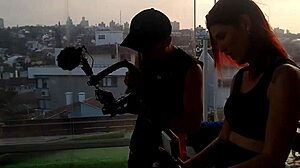 Exciting Filming on the Balcony of My House with Amateur Action!