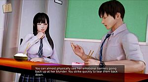 Academy 176 features anime characters in hentai game scenes