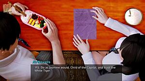 Academy 176 features anime characters in hentai game scenes