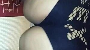 Brianna twerks her ass before work at DMV.