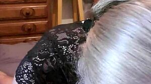 belgian milf giving amazing deepthroat blowjob, teasing in lingerie 😍