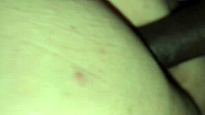 Caught in Wild Interracial Action with Massive Black Cock