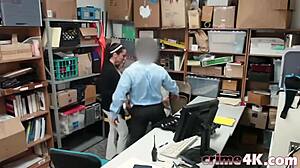 Amateur blowjob and pussy fucking in the shop!