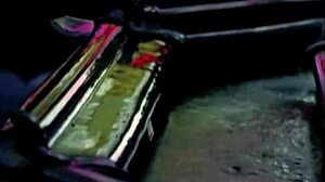 black on black vintage retro scene