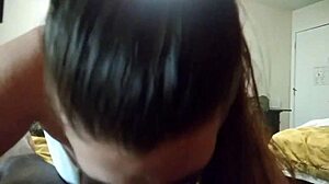 Damn! Sucking that huge BBC with pure interracial hunger is unreal!