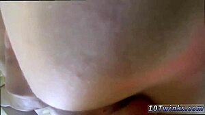 Teen Twink Masturbates Watching Gay Bareback Videos
