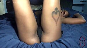 Black pussy looks tasty in thong and panties